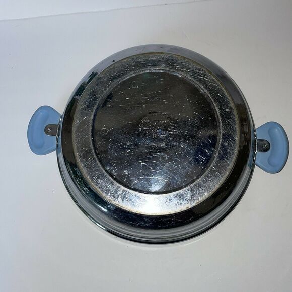 Bartsh Vintage 3 Section Baby Warming Dish Lamb Puppy Duck Chrome Plated - Picture 8 of 9